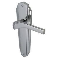 Heritage WAL6510 Waldorf Chrome Lever Latch Door Furniture