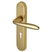 heritage v6052 sutton brass lever lock door furniture