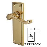 heritage w3220 edwardian brass bathroom lever door furniture