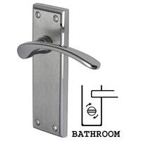 Heritage HIL8630 Hilton Apollo Bathroom Lever Door Furniture