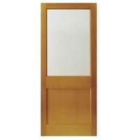 Hemlock Unglazed Half Panel Exterior Door 80in x 32in x 44mm (2032 x 813mm)