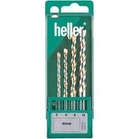 Heller 22697 4 3740 AllMat Universal Drill Bit Set 5/6/8/10mm
