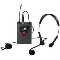Headset Speech microphone Monacor TXA-100HSE Transfer type:Radio Switch