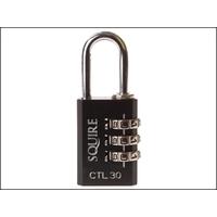 Henry Squire Recodeable Black Combination Padlock 30mm