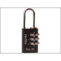 Henry Squire Recodeable Black Combination Padlock 20mm