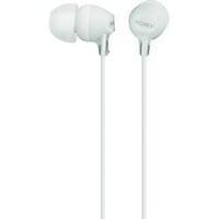 Headphone Sony MDREX15LPW.AE In-ear White