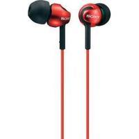 Headphone Sony MDREX110LPR.AE In-ear Red