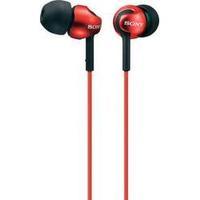 headphone sony mdrex110lprae in ear red