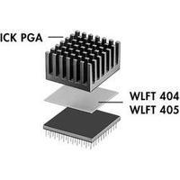 Heat sink 18.6 C/W (L x W x H) 14 x 14 x 14 mm Fischer Elektronik ICK PGA 6 X 6 X 14