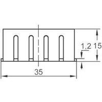 Heat sink 15 C/W (L x W x H) 35 x 18.5 x 15 mm TO 220 ASSMANN WSW V5630-T