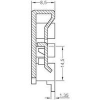 Heat sink 18 C/W (L x W x H) 25.4 x 25 x 8.5 mm TO 220 ASSMANN WSW V8510SN