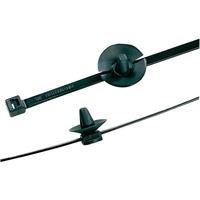 HellermannTyton 150-13591 Push Mount Cable Tie Arrowhead Black 4.6...