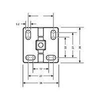 HellermannTyton 161-64002 HWClip08-HIRHS-BK-50 HWPP Clips And Mounting Plate - Black