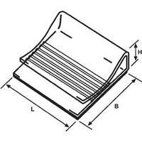 hellermanntyton 154 01119 130100 pvc wh d1 flat and round cable holder ...