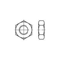 Hexagonal nuts M22 DIN 936 Steel 50 pc(s) TOOLCRAFT 132329