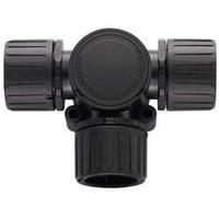 HellermannTyton 166-24801 HG20 Helaguard T-Connector With Inspection Lid Polyamide 6.6 Black