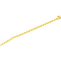 HellermannTyton 116-01814 Inside Serrated Cable Tie Yellow 2.5mmx1...