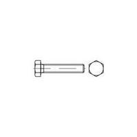 Hexagon head screws M10 80 mm Hex head DIN 961 Steel 100 pc(s) TOOLCRAFT 133800
