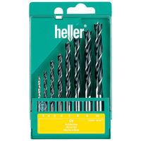 Heller Heller 8 Piece Brad Point Wood Drill Bit Set
