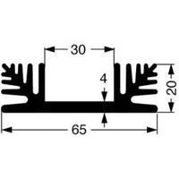 heat sink 25 cw l x w x h 75 x 65 x 20 mm fischer elektronik sk 48 75  ...