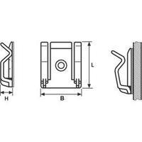 hellermanntyton 151 12819 ty8h1s n66 na c1 mounting base series ty8h1s ...