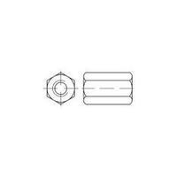 Hexagonal nuts M12 DIN 6334 Steel 50 pc(s) TOOLCRAFT 138224