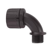 HellermannTyton 166-22200 HG10-90-M12 IP66 90 Degree Elbow Conduit...