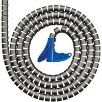 HellermannTyton 161-64205 HWPP-16MM-PP-GY-K1 Helawrap Hose Grey 15...