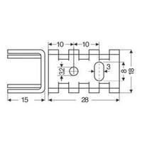 Heat sink 16 C/W (L x W x H) 25 x 18 x 15 mm SOT 32, TO 220 Fischer Elektronik FK 234 SA L2