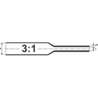 HellermannTyton 308-32400 HIS-24/8-PEX-BK H&B; Heat Shrink Tubing Reel In Dispenser Box 3 m N/A