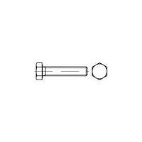 Hexagon head screws M10 75 mm Hex head DIN 933 Steel 100 pc(s) TOOLCRAFT 128366
