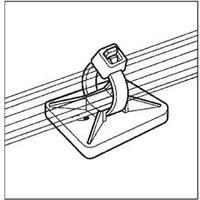 HellermannTyton 151-28529 MB5A-PA66-NA-C1 MB Mounting Base Screw-mounted/self-adhesive, TY