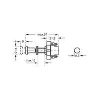 Hella 6ED001563-003 Pull Switch, Normally-open 1-pole on/off