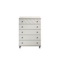 Hektor Elm Effect 5 Drawer Large Chest (H)1100mm (W)800mm
