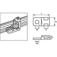 HellermannTyton 151-31203 CTAM2-N66-NA-C1 Mounting Socket Screwable For CTAM, MB, TY Ecru