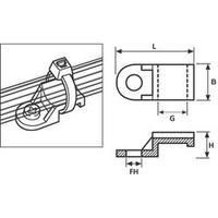 hellermanntyton 151 23319 ty3f1 n66 na m1 mounting socket screwable fo ...