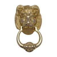 Heritage Brass Polished Brass Large Lion Knocker