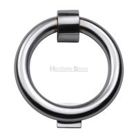 Heritage Brass Satin Chrome Ring Knocker