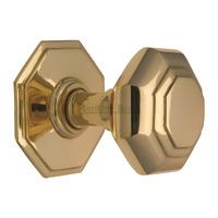 Heritage Brass Polished Brass 3 Inch Octagonal Centre Knob