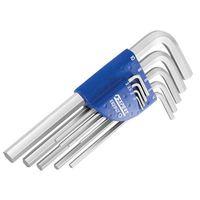 hexagon key long arm set of 9 metric 15 10mm