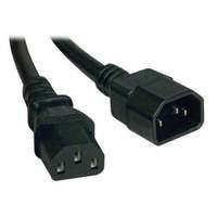 Heavy-duty Power Extension Cord 15a 14awg (iec-320-c14 To Iec-320-c13) 3-ft.