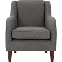 Helena Armchair, Textured Weave Smoke Grey