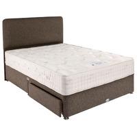 healthbeds hypoallergenic superior 2000 divan set 2 drawer small singl ...