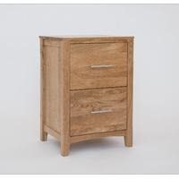 Hereford Oak 2 Drawer Filing Cabinet