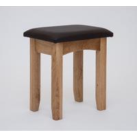 hereford oak dressing table stool