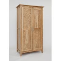 hereford oak full hanging wardrobe