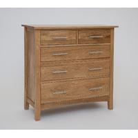 Hereford Oak 3+2 Chest of Drawers