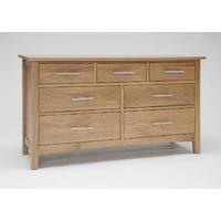 hereford oak 34 wide chest of drawers