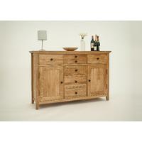 hereford rustic oak 135cm sideboard