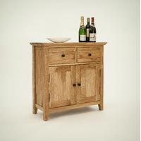 hereford rustic oak small sideboard